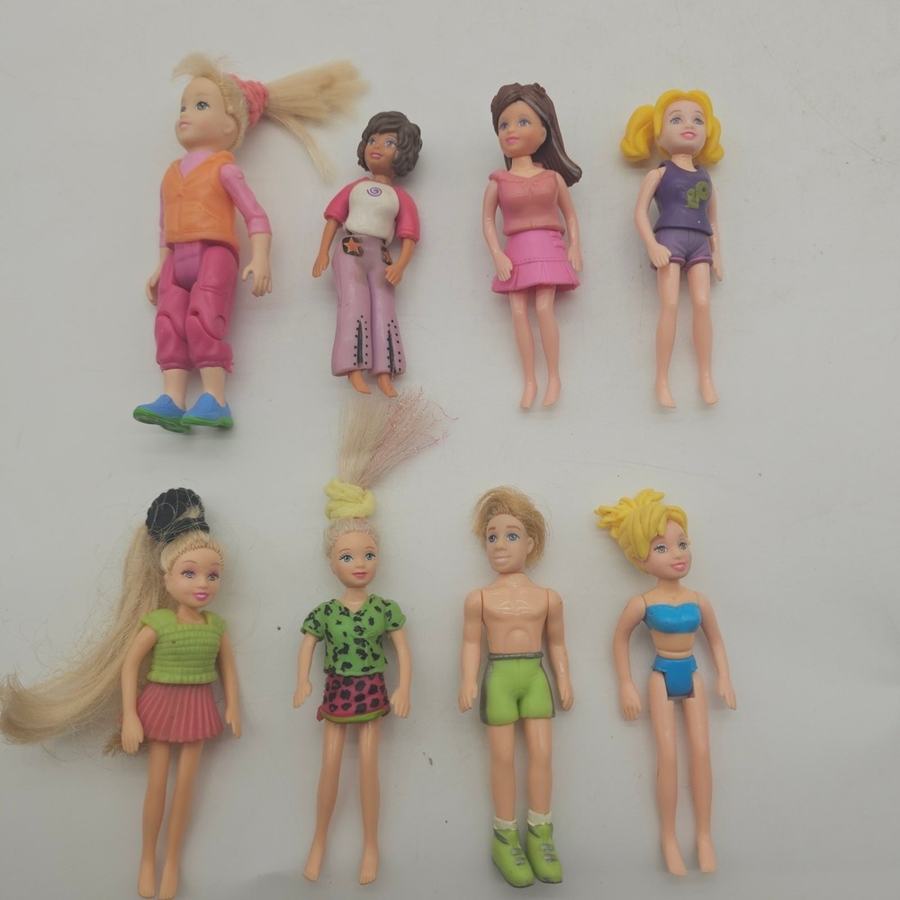 Vintage mattel Polly Pockets 8 pack lot